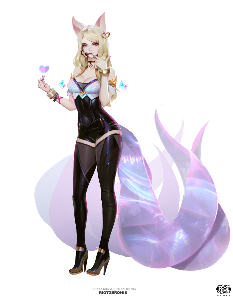 Illustration for article titled The Art Behind League Of Legends' K-Pop VideoÂ